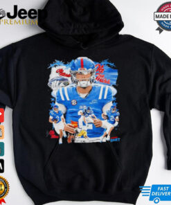 Ole Miss Rebels football Jaxson Dart graphic retro shirt