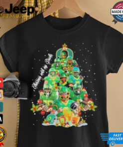 Oregon Ducks Team Christmas Tree With My Ducks Shirt