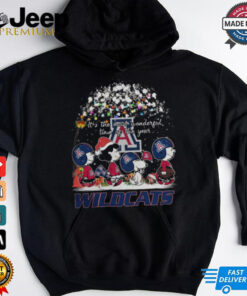 Peanuts Arizona Wildcats It's The Most Wonderful Time Of The Year Winter Shirt 1