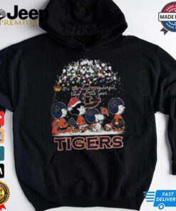 Peanuts Auburn Tigers It’s The Most Wonderful Time Of The Year Winter Shirt