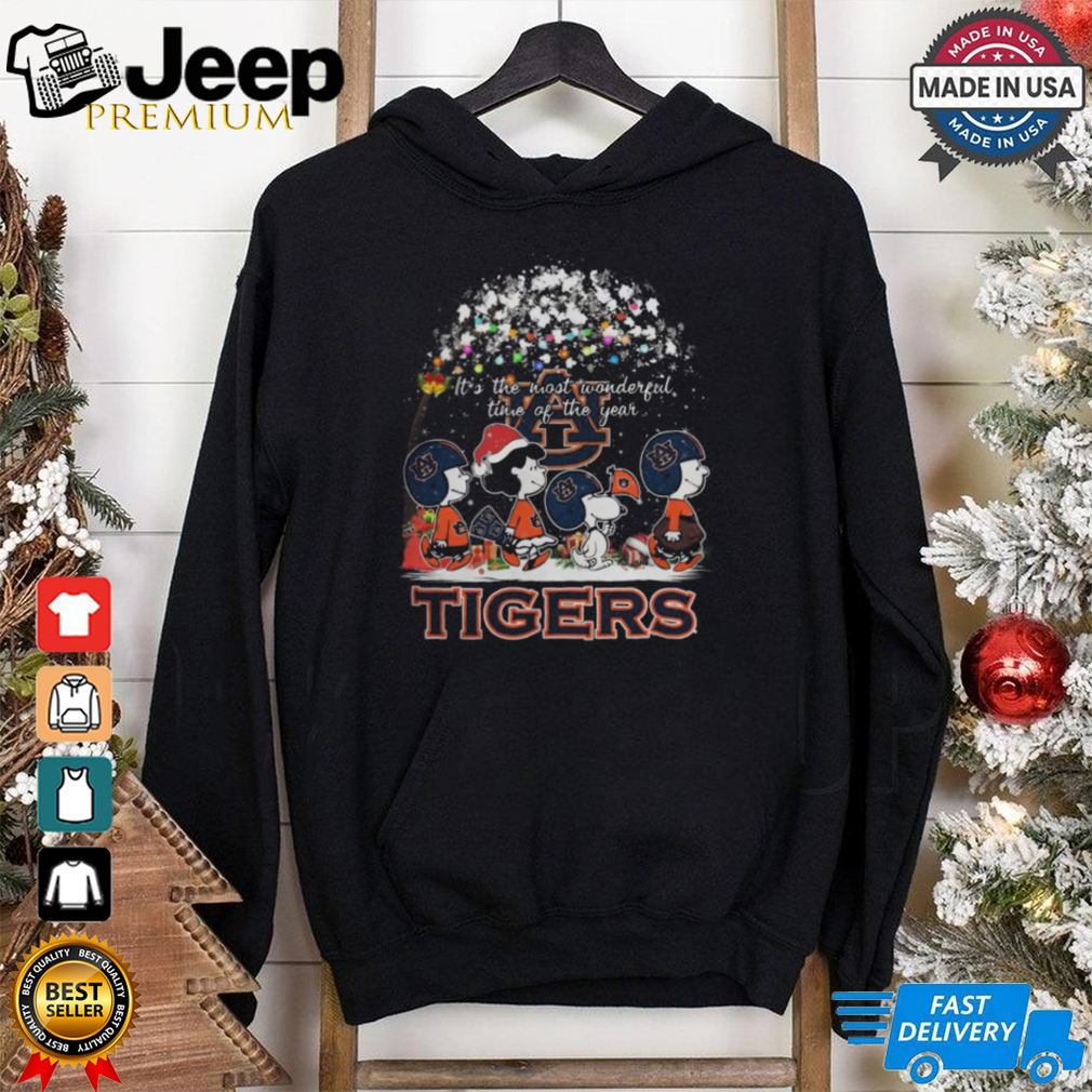 Peanuts Auburn Tigers It’s The Most Wonderful Time Of The Year Winter Shirt Peanuts Auburn Tigers It’s The Most Wonderful Time Of The Year Winter Shirt