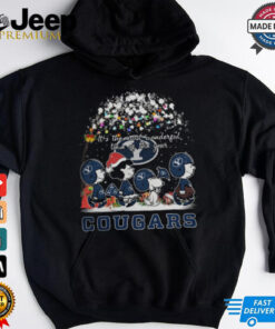 Peanuts BYU Cougars It’s The Most Wonderful Time Of The Year Winter Shirt
