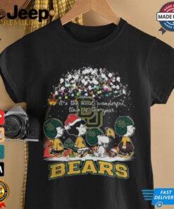 Peanuts Baylor Bears It's The Most Wonderful Time Of The Year Winter Shirt 2