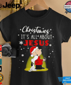 Peanuts Christmas it’s all about Jesus shirt 3 Peanuts Christmas it's all about Jesus shirt 4