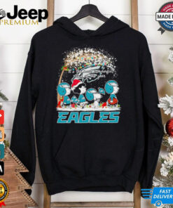 Peanuts Eagles it’s the most wonderful time of the year winter shirt