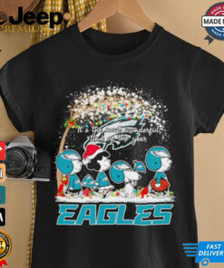 Peanuts Eagles it’s the most wonderful time of the year winter shirt 2 Peanuts Eagles it's the most wonderful time of the year winter shirt 3