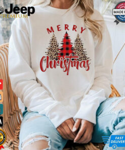 Pine Tree Leopard Merry Christmas 2024 Shirt Pine Tree Leopard Merry Christmas 2024 Shirt