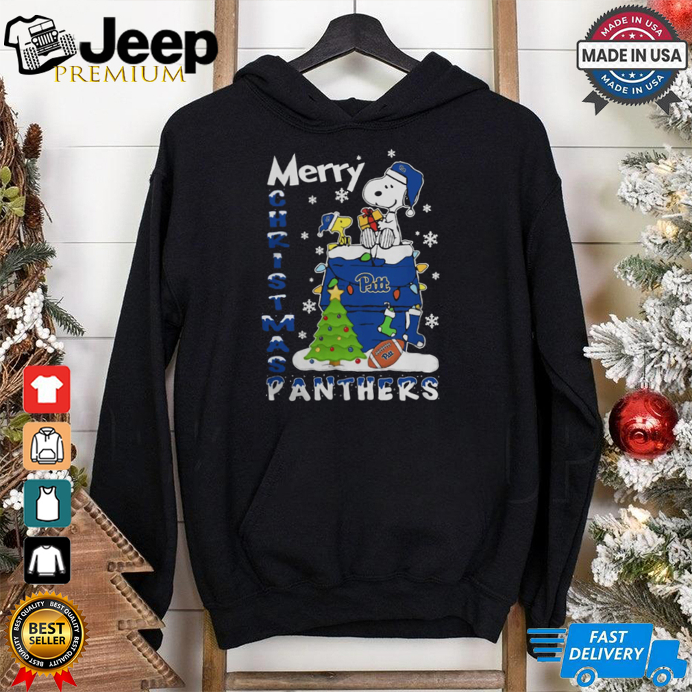 Pittsburgh Panthers Snoopy And Woodstock Merry Christmas Shirt Pittsburgh Panthers Snoopy And Woodstock Merry Christmas Shirt