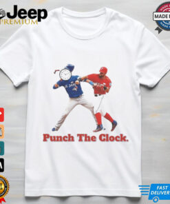 Punch the clock Rangers vs Blue Jays shirt Punch the clock Rangers vs Blue Jays shirt