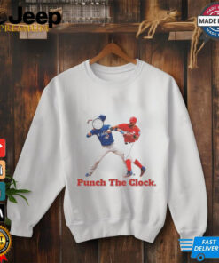 Punch the clock Rangers vs Blue Jays shirt