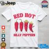 Red hot silly peppers cute t shirt