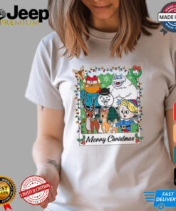Reindeer Cartoon Christmas Shirt, Vintage Reindeer Christmas Gifts Shirt