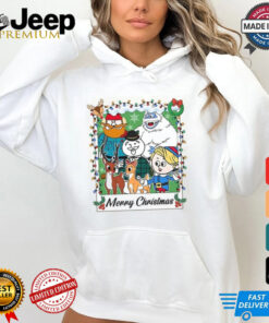 Reindeer Cartoon Christmas Shirt Vintage Reindeer Christmas Gifts Shirt 3