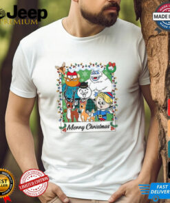 Reindeer Cartoon Christmas Shirt Vintage Reindeer Christmas Gifts Shirt 4