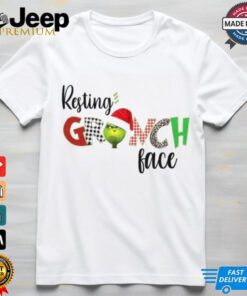 Resting Grinch Face Christmas 2024 Shirt 4
