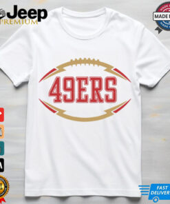 San Francisco 49ers Text in Ball shirt