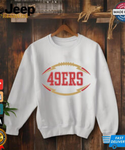 San Francisco 49ers Text in Ball shirt 3
