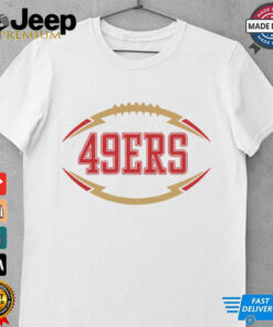 San Francisco 49ers Text in Ball shirt 4