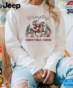 Santa Claus wrangling Christmas cheer shirt 3 Santa Claus wrangling Christmas cheer shirt 4