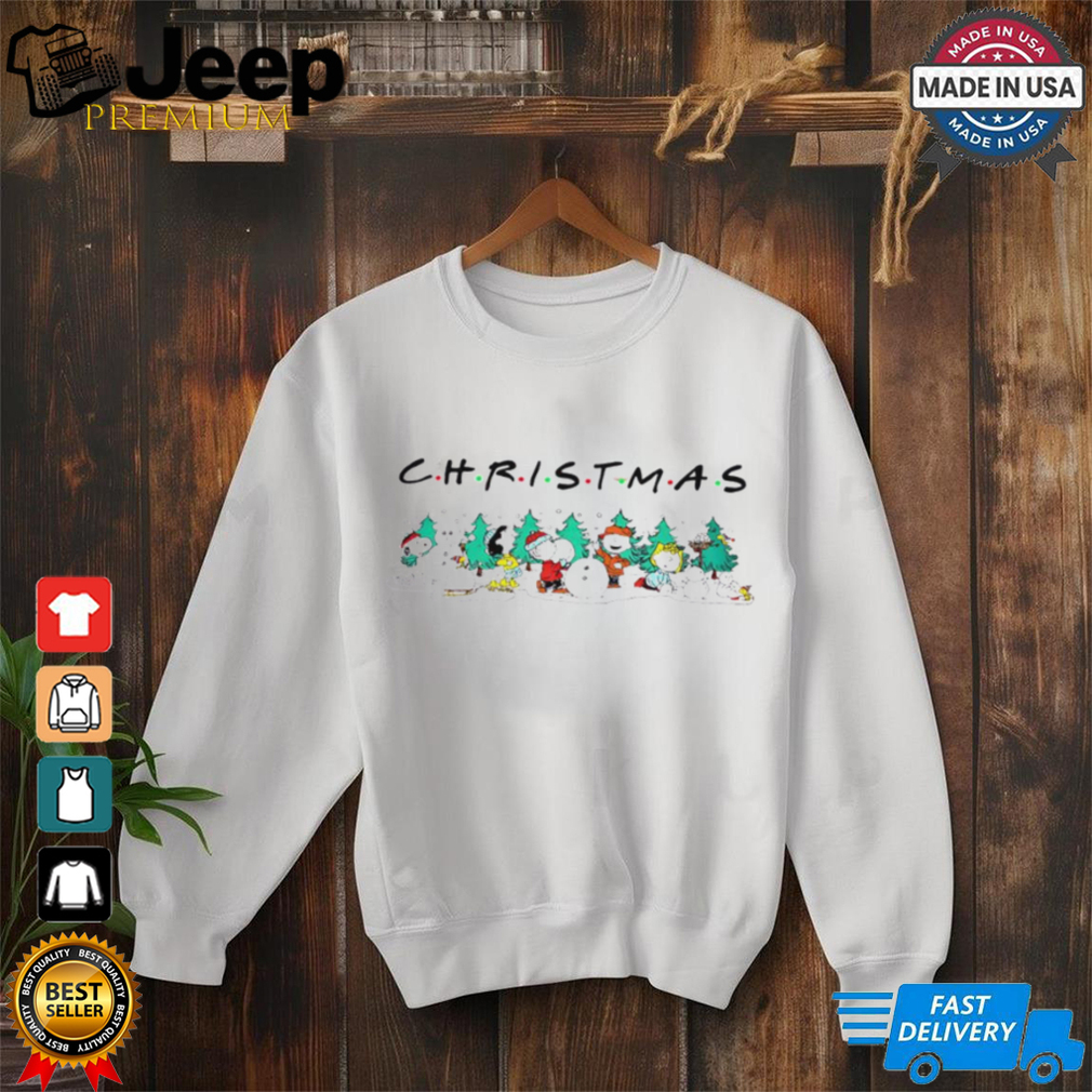 Snoopy Peanuts play snow Christmas Friends shirt Snoopy Peanuts play snow Christmas Friends shirt