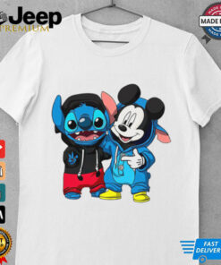 Stitch And Mickey Mouse Friendship T Shirt 4