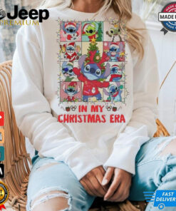 Stitch Ohana In My Christmas Era 2024 T Shirt 4