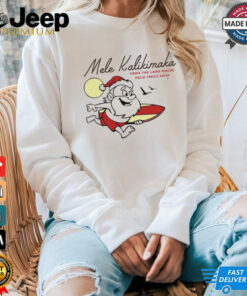 Surfing Santa Mele Kalikimaka Hawaii from the land where palm trees sway Christmas shirt Surfing Santa Mele Kalikimaka Hawaii from the land where palm trees sway Christmas shirt