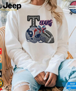 Texans Basketball  Christmas helmet shirt