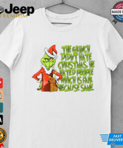 The Grinch didn’t hate Christmas he hated people 2024 sweatshirt