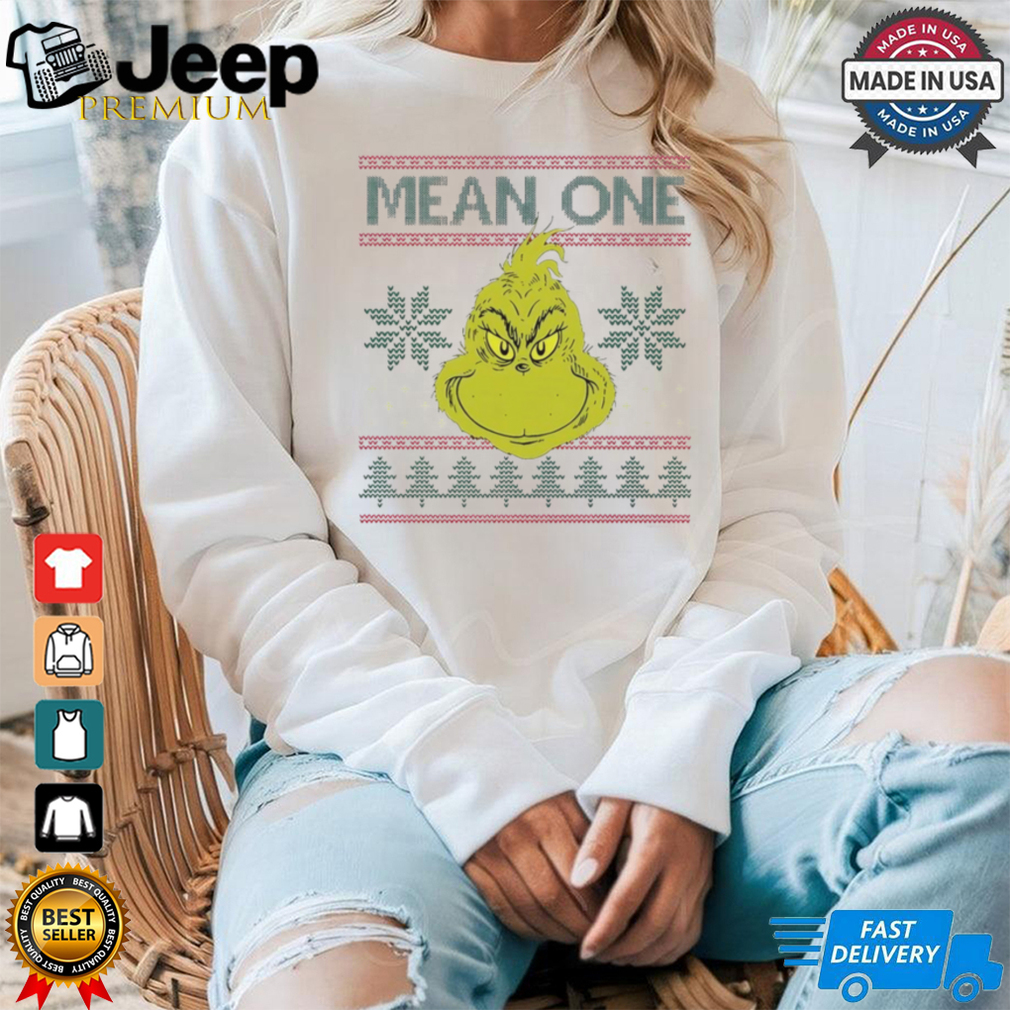 The Grinch mean one ugly Christmas shirt The Grinch mean one ugly Christmas shirt