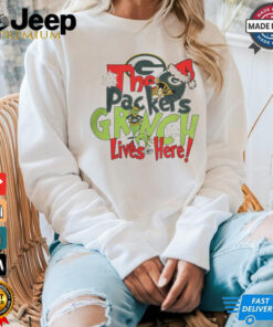 The Packers Grinch Lives Here Christmas Shirt 4