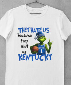 They Hete Us Bacause They Ain_t Us Kentucky Grinch Basketball Christmas shirt They Hete Us Bacause They Ain_t Us Kentucky Grinch Basketball Christmas shirt