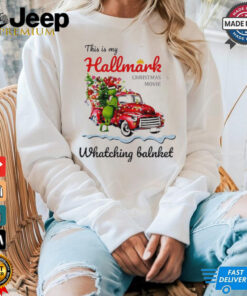 This is my hallmark Christmas movie watching balnket Grinch shirt This is my hallmark Christmas movie watching balnket Grinch shirt