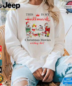 This is my hallmark Christmas movie watching shirt Snoopy shirt This is my hallmark Christmas movie watching shirt Snoopy shirt