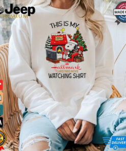 This is my hallmark Christmas watching shirt Snoopy shirt This is my hallmark Christmas watching shirt Snoopy shirt