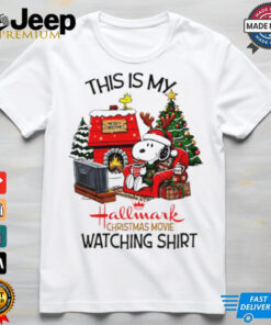 This is my hallmark Christmas  watching shirt Snoopy shirt