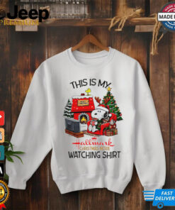 This is my hallmark Christmas watching shirt Snoopy shirt 3 This is my hallmark Christmas watching shirt Snoopy shirt 4