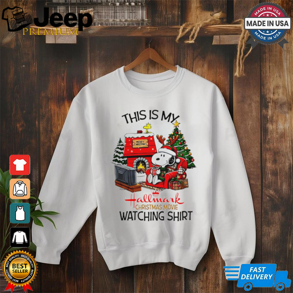 This is my hallmark Christmas watching shirt Snoopy shirt This is my hallmark Christmas watching shirt Snoopy shirt