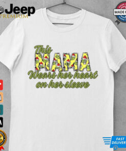 This mama wears her heart on her sleeve Grinch Christmas shirt This mama wears her heart on her sleeve Grinch Christmas shirt