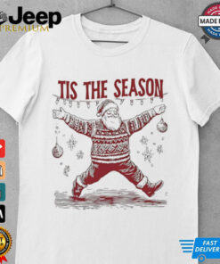 Tis the season dancing Santa Christmas shirt 2 Tis the season dancing Santa Christmas shirt 3
