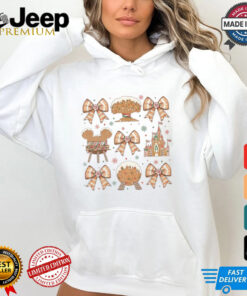 Walt Disneyworld Coquette Bows Gingerbread Christmas Shirt 2 Walt Disneyworld Coquette Bows Gingerbread Christmas Shirt 3