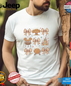 Walt Disneyworld Coquette Bows Gingerbread Christmas Shirt 3 Walt Disneyworld Coquette Bows Gingerbread Christmas Shirt 4