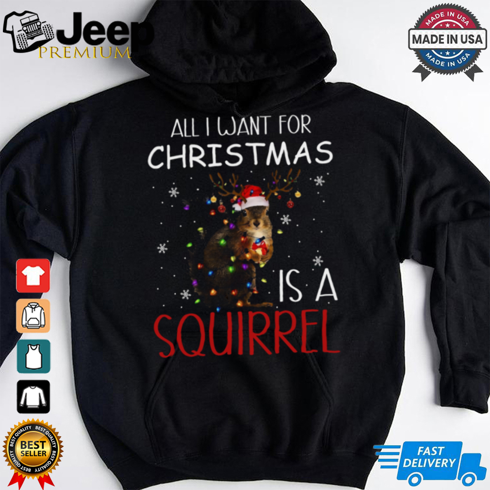 all i want for christmas is a squirrel shirt all i want for christmas is a squirrel shirt
