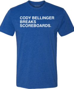 CODY BELLINGER BREAKS SCOREBOARDS