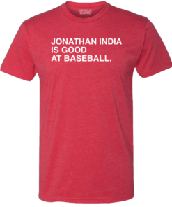 JONATHAN INDIA IS GOOD AT BASEBALL
