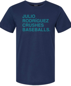 JULIO RODRIGUEZ CRUSHES BASEBALLS