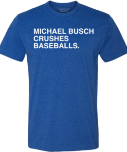 MICHAEL BUSCH CRUSHES BASEBALLS