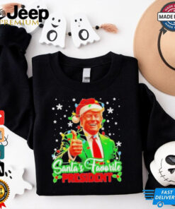 Santa’s Favorite President Funny Trump Christmas Xmas Shirt