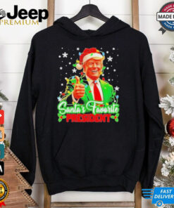 Santa’s Favorite President Funny Trump Christmas Xmas Shirt