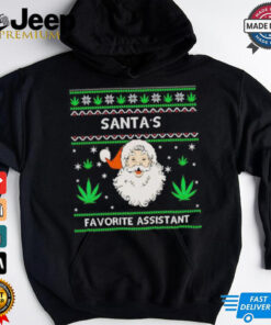 Santa’s favorite assistant weed Christmas shỉt